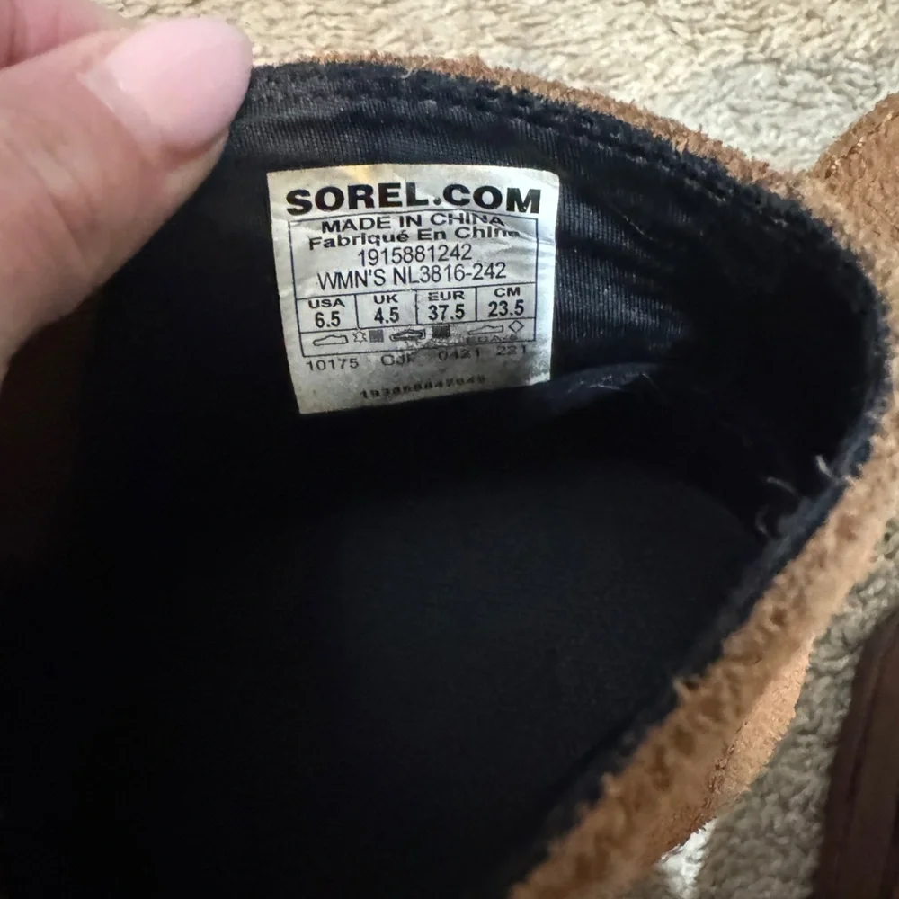 Sorel Women’s Dark Brown Wedge Chelsea Boots